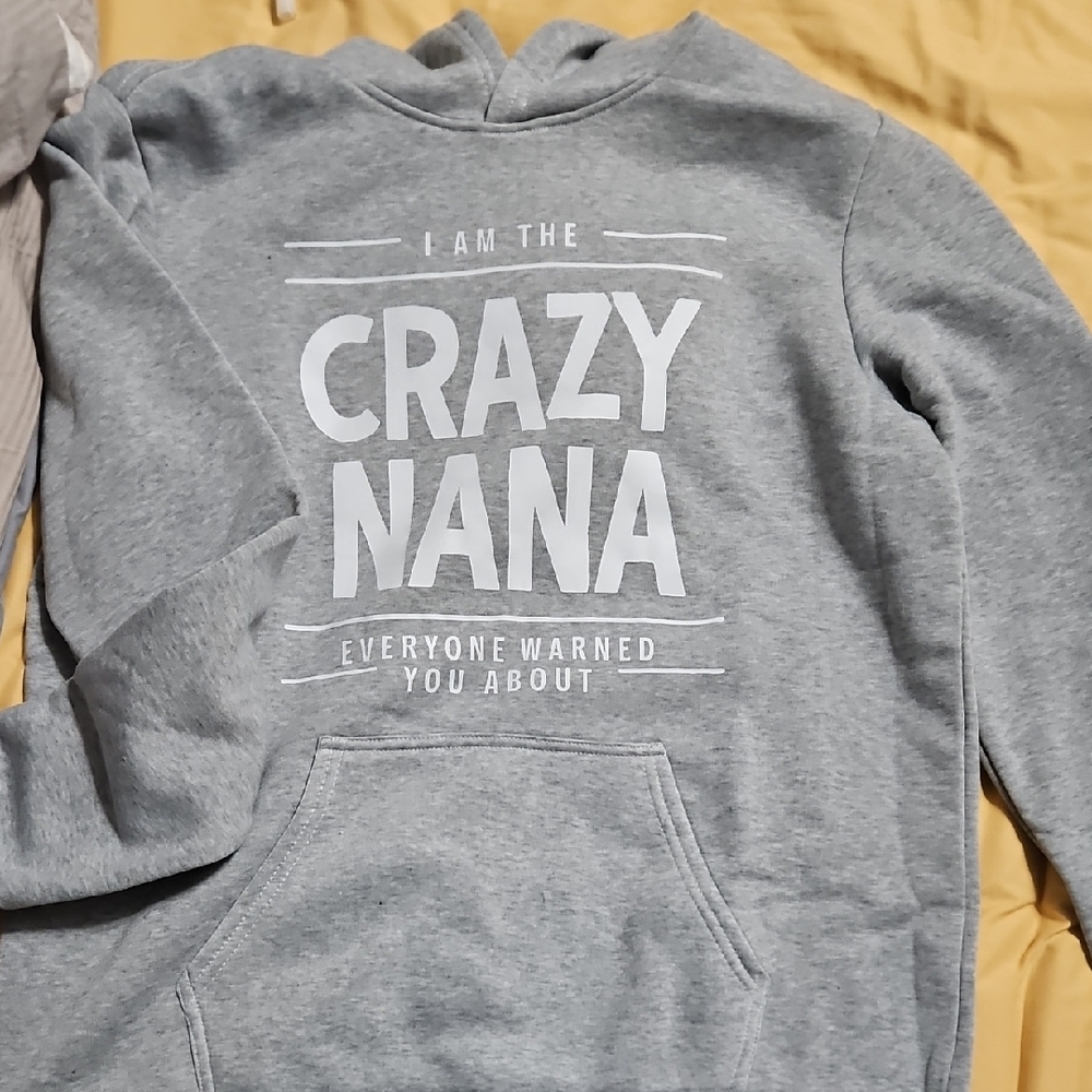 Gray 'Crazy Nana' Hoodie